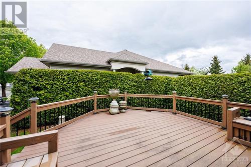 Grass cutting and snow removal is included in the monthly association fee - 93 Kinmount Private, Ottawa, ON - Outdoor With Deck Patio Veranda With Exterior