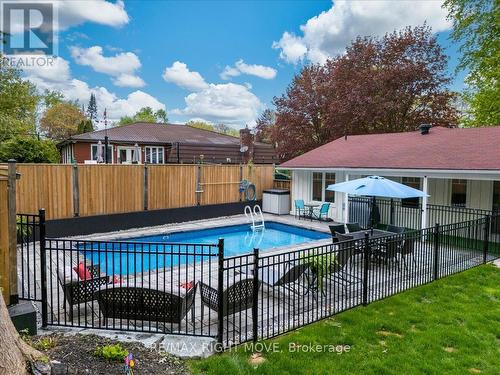 369 Bay Street, Orillia, ON - Outdoor With In Ground Pool