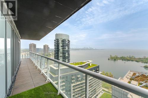 2601 - 56 Annie Craig Drive, Toronto, ON - Outdoor With Body Of Water With Balcony With View With Exterior