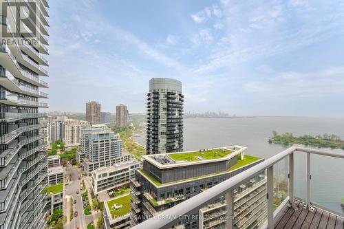 2601 - 56 Annie Craig Drive, Toronto, ON - Outdoor With Body Of Water With Balcony