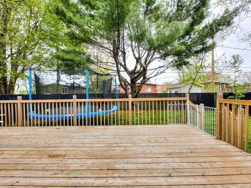 Backyard - 380 Rue Fairfield, Longueuil (Greenfield Park), QC - Outdoor With Deck Patio Veranda With Exterior