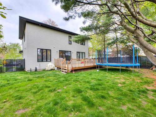 Backyard - 380 Rue Fairfield, Longueuil (Greenfield Park), QC - Outdoor With Deck Patio Veranda With Exterior