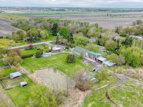 Aerial photo - 321 Rg De La Cabane-Ronde, L'Épiphanie, QC - Outdoor With View