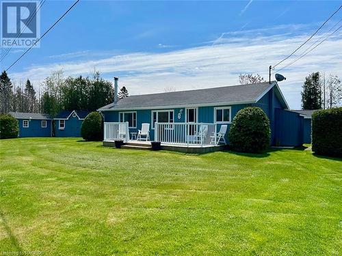 Flat areas in front, side and rear of property for outdoor play. - 5 Mill Point Road, North Bruce Peninsula, ON - Outdoor With Deck Patio Veranda