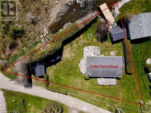 A complete, well maintained waterfront 4 season vacation home property. - 5 Mill Point Road, North Bruce Peninsula, ON - Outdoor With View