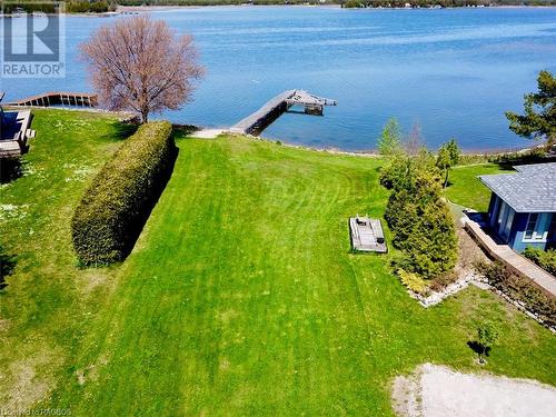 Dock is being re-built this season offering individual boat slip options. - 5 Mill Point Road, North Bruce Peninsula, ON - Outdoor With Body Of Water With View