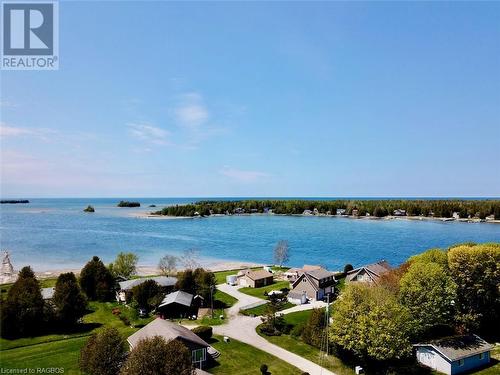 Excellent open water Lake Huron boating and protected Pike Bay area boating. - 5 Mill Point Road, North Bruce Peninsula, ON - Outdoor With Body Of Water With View