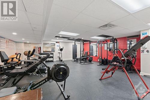 2951 Riverside Drive Unit#703, Ottawa, ON - Indoor Photo Showing Gym Room