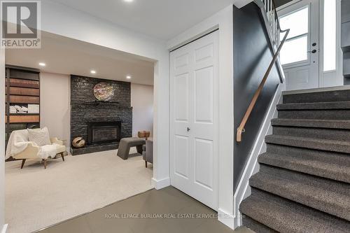 6 Watsons Lane, Hamilton, ON - Indoor Photo Showing Other Room With Fireplace