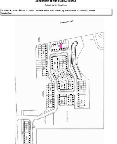 Site Map - Block E Unit 5 - 620 Colborne Street W|Unit #33, Brantford, ON - Other