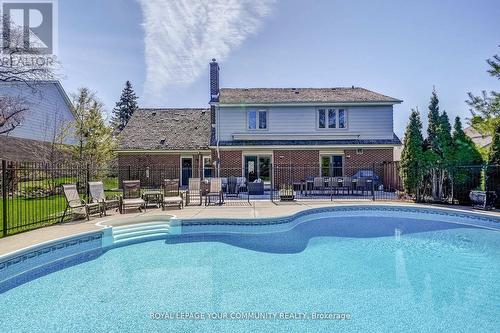 4 Meadow Heights Court, Vaughan, ON - Outdoor With In Ground Pool With Deck Patio Veranda With Backyard