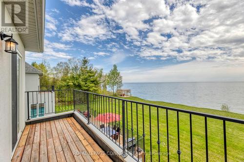401 Lakeshore Road, Alnwick/Haldimand, ON - Outdoor With Body Of Water With Deck Patio Veranda With View