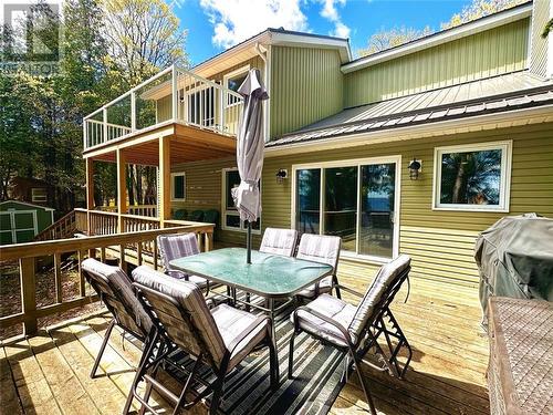 241 Maple Lane, Mindemoya, Manitoulin Island, ON - Outdoor With Deck Patio Veranda With Exterior