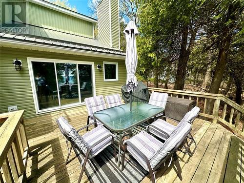 241 Maple Lane, Mindemoya, Manitoulin Island, ON - Outdoor With Deck Patio Veranda With Exterior