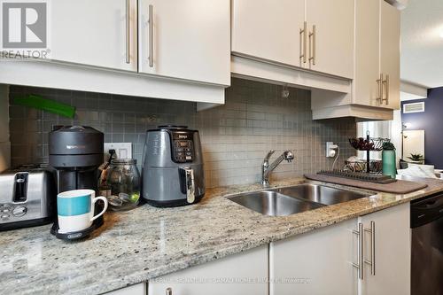 605 - 18 Harbour Street, Toronto, ON - Indoor Photo Showing Kitchen With Double Sink