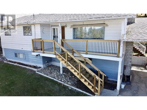 132 Lakeview Avenue, Williams Lake, BC - Outdoor With Deck Patio Veranda With Exterior