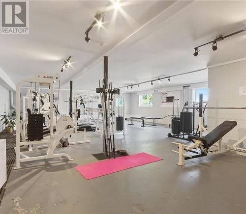 155 Mccrearys Beach Road Unit#Wlh623, Perth, ON - Indoor Photo Showing Gym Room