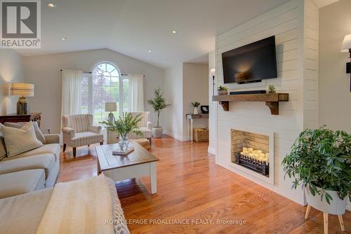 201 Colebrook Road, Stone Mills, ON - Indoor Photo Showing Living Room With Fireplace