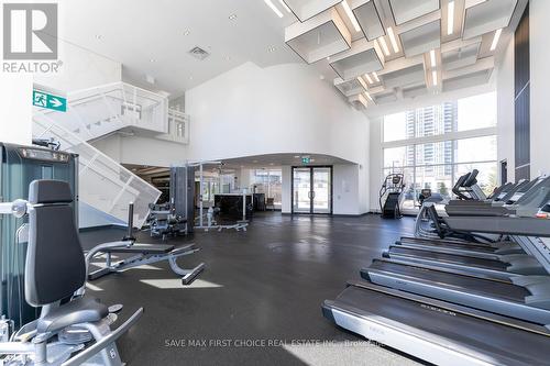 1108 - 4065 Confederation Parkway, Mississauga, ON - Indoor Photo Showing Gym Room