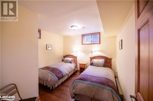 lower level bedroom 3 - 1016 Pegg Drive, Haliburton, ON - Indoor Photo Showing Bedroom