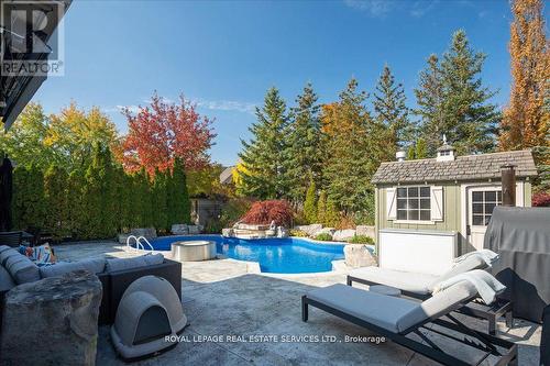 751 Merlot Court, Mississauga, ON - Outdoor With In Ground Pool With Backyard