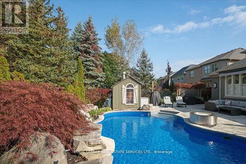 751 Merlot Court, Mississauga, ON - Outdoor With In Ground Pool With Backyard