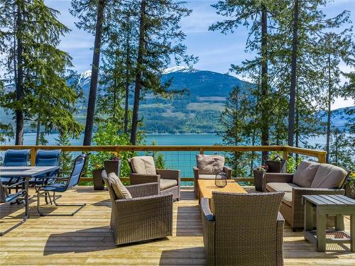 8156 Hwy #23 Highway, Revelstoke, BC - Outdoor With Body Of Water With Deck Patio Veranda With View