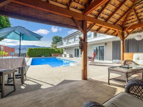960 Augusta Court, Kelowna, BC - Outdoor With In Ground Pool With Deck Patio Veranda With Exterior