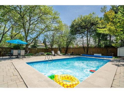 12 Clareville Cres, Toronto, ON - Outdoor With In Ground Pool With Backyard