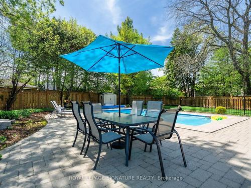 12 Clareville Cres, Toronto, ON - Outdoor With In Ground Pool With Deck Patio Veranda With Backyard