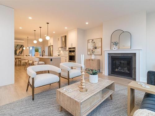 3476 Trumpeter St, Colwood, BC - Indoor Photo Showing Living Room With Fireplace