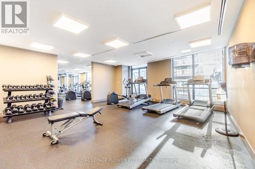 709 - 65 Watergarden Drive, Mississauga (Hurontario), ON - Indoor Photo Showing Gym Room