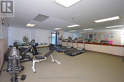 401 - 26 Hanover Road, Brampton, ON - Indoor Photo Showing Gym Room