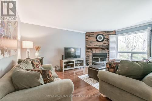3053 Swansea Drive, Oakville, ON - Indoor Photo Showing Living Room With Fireplace