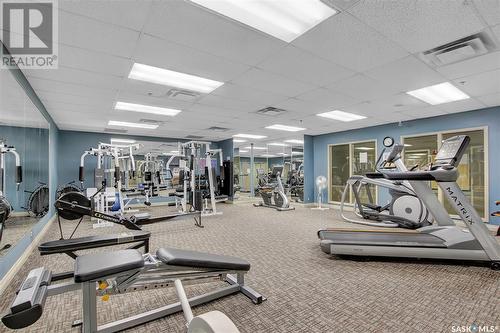 608 1867 Hamilton Street, Regina, SK - Indoor Photo Showing Gym Room