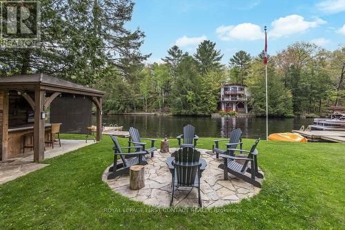 7697 West River Road, Ramara, ON - Outdoor With Body Of Water With Backyard