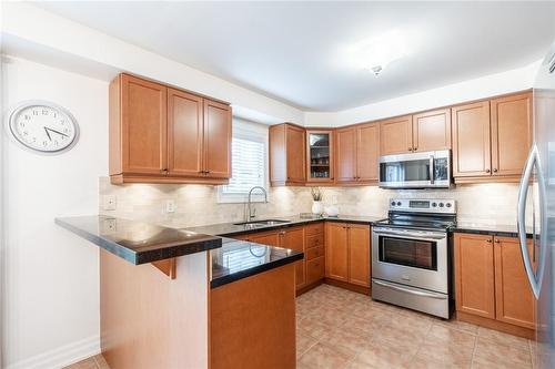 2167 Coldwater Street, Burlington, ON - Indoor Photo Showing Kitchen With Double Sink