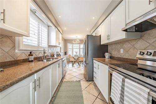 680 Rexford Drive, Hamilton, ON - Indoor Photo Showing Kitchen With Double Sink
