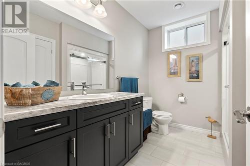 LOWER LEVEL 3 PC WASHROOM - 399 Northport Drive, Saugeen Shores, ON - Indoor Photo Showing Bathroom