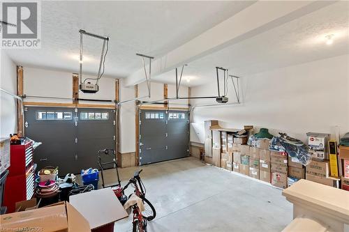 DOUBLE CAR GARAGE WITH INSIDE ENTRY - 399 Northport Drive, Saugeen Shores, ON - Indoor Photo Showing Garage