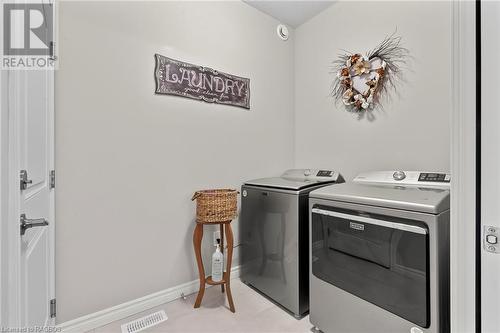 MAIN FLOOR LAUNDRY - 399 Northport Drive, Saugeen Shores, ON - Indoor Photo Showing Laundry Room