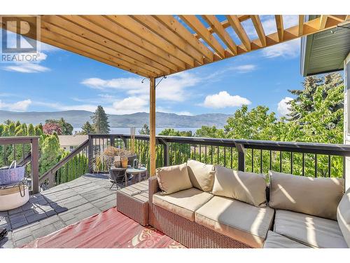 1185 Sunnyside Road, West Kelowna, BC - Outdoor With Deck Patio Veranda With View With Exterior