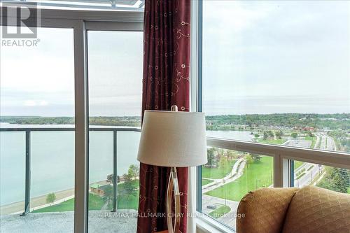 1509 - 37 Ellen Street, Barrie, ON -  With Body Of Water With Balcony