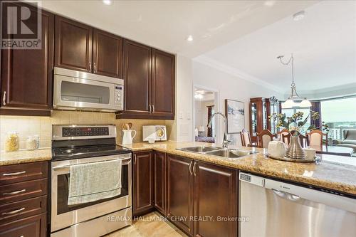 1509 - 37 Ellen Street, Barrie, ON - Indoor Photo Showing Kitchen With Stainless Steel Kitchen With Double Sink