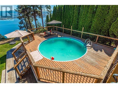 2083 Manuel Road, West Kelowna, BC - Outdoor With Above Ground Pool