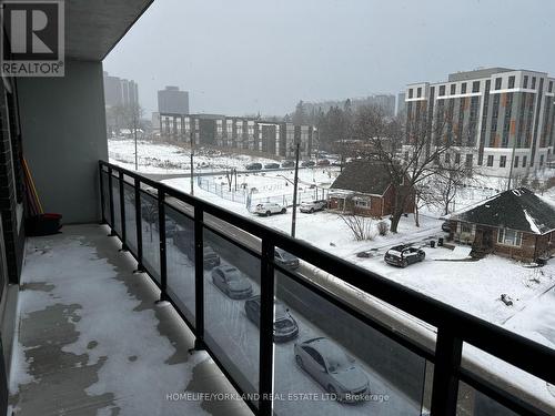 G307 - 275 Larch Street, Waterloo, ON - Outdoor With Balcony