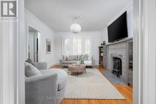 287 Vaughan Road, Toronto, ON - Indoor Photo Showing Living Room With Fireplace