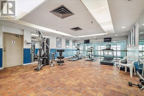 2102 - 100 Mornelle Court, Toronto, ON - Indoor Photo Showing Gym Room