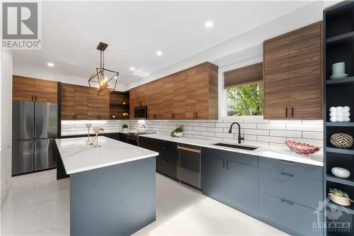 Kitchen - 197 Goldridge Drive, Ottawa, ON - Indoor Photo Showing Kitchen With Stainless Steel Kitchen With Upgraded Kitchen