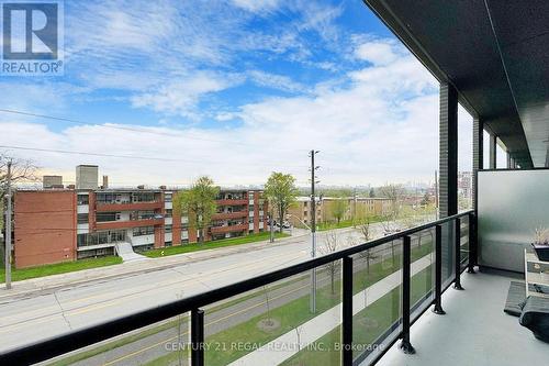 310 - 50 George Butchart Drive, Toronto, ON - Outdoor With Balcony With View With Exterior